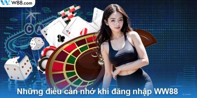 Đăng nhập WW88 thì cần để ý những điểm gì?