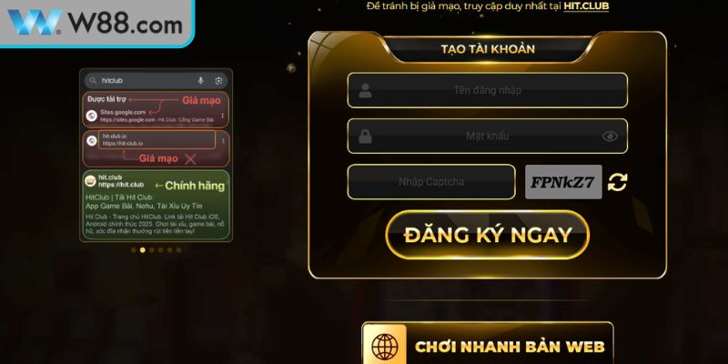 Nhận diện các trang Hitclub giả mạo