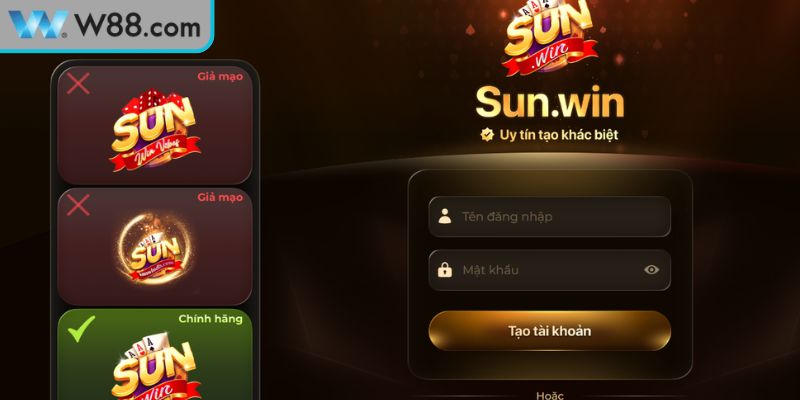 Cách phân biệt trang Sunwin giả mạo